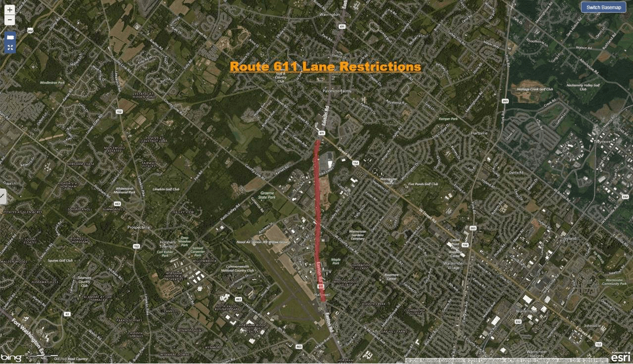 611 Lane Restrictions