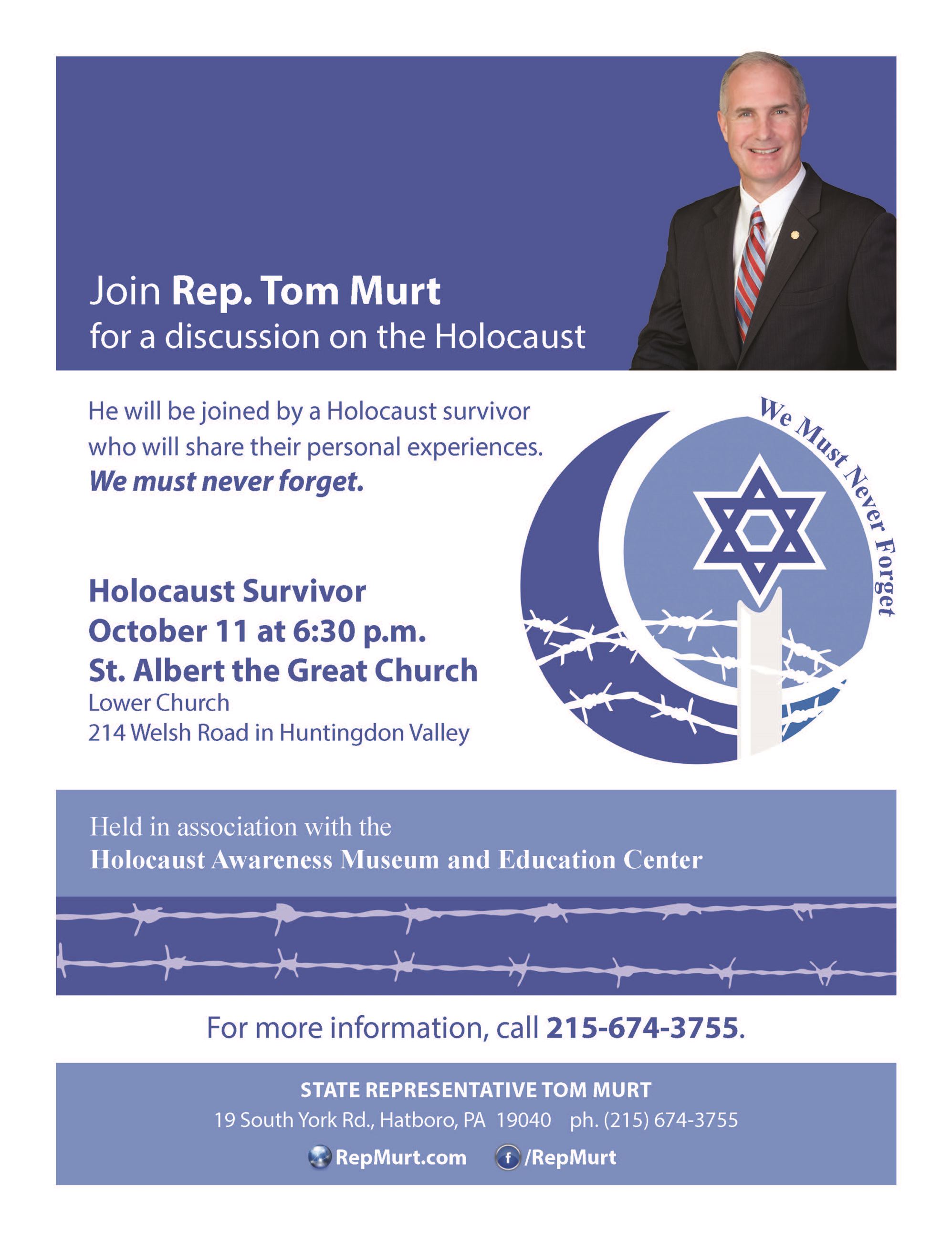 2018 Murt Holocaust flyer 2018