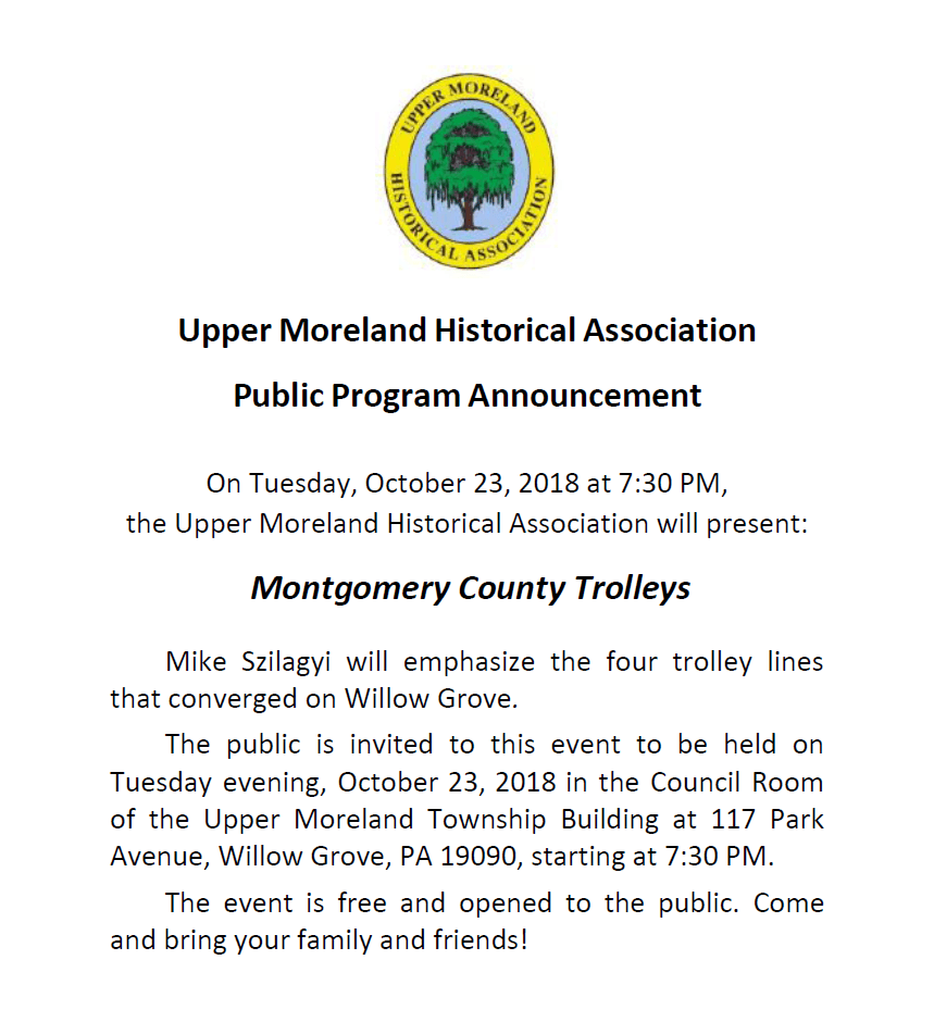 UMHA County Trolleys