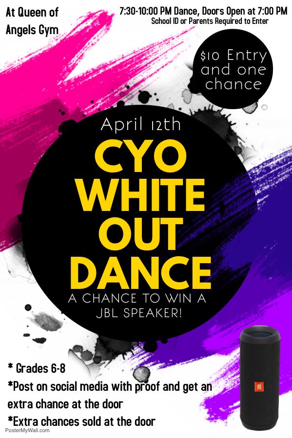CYO White Out Dance