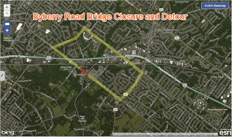 PennDOT Byberry Road Bridge Closure
