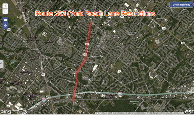 PennDOT Route 263 April 3