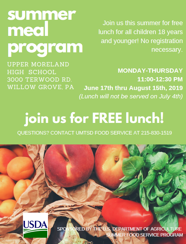 Summer Meal Program