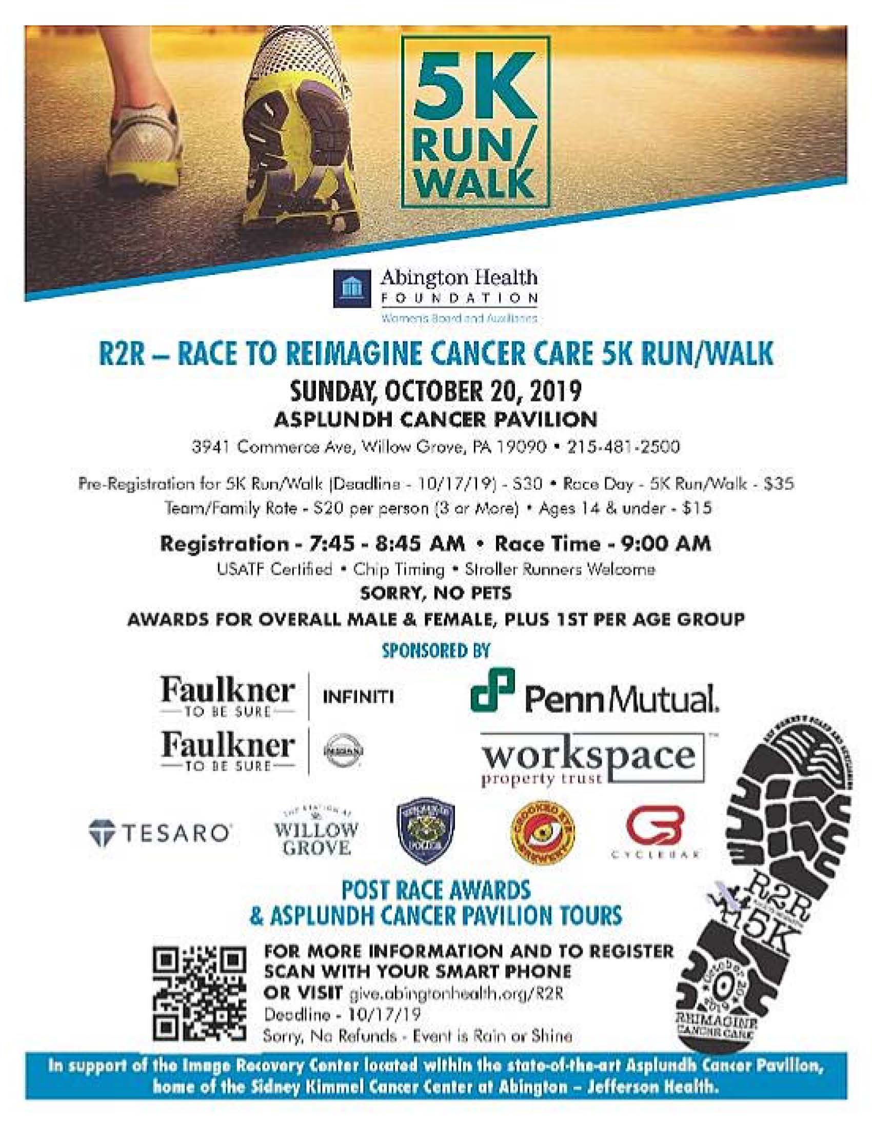 2019 5K RunWalk, Oct 20