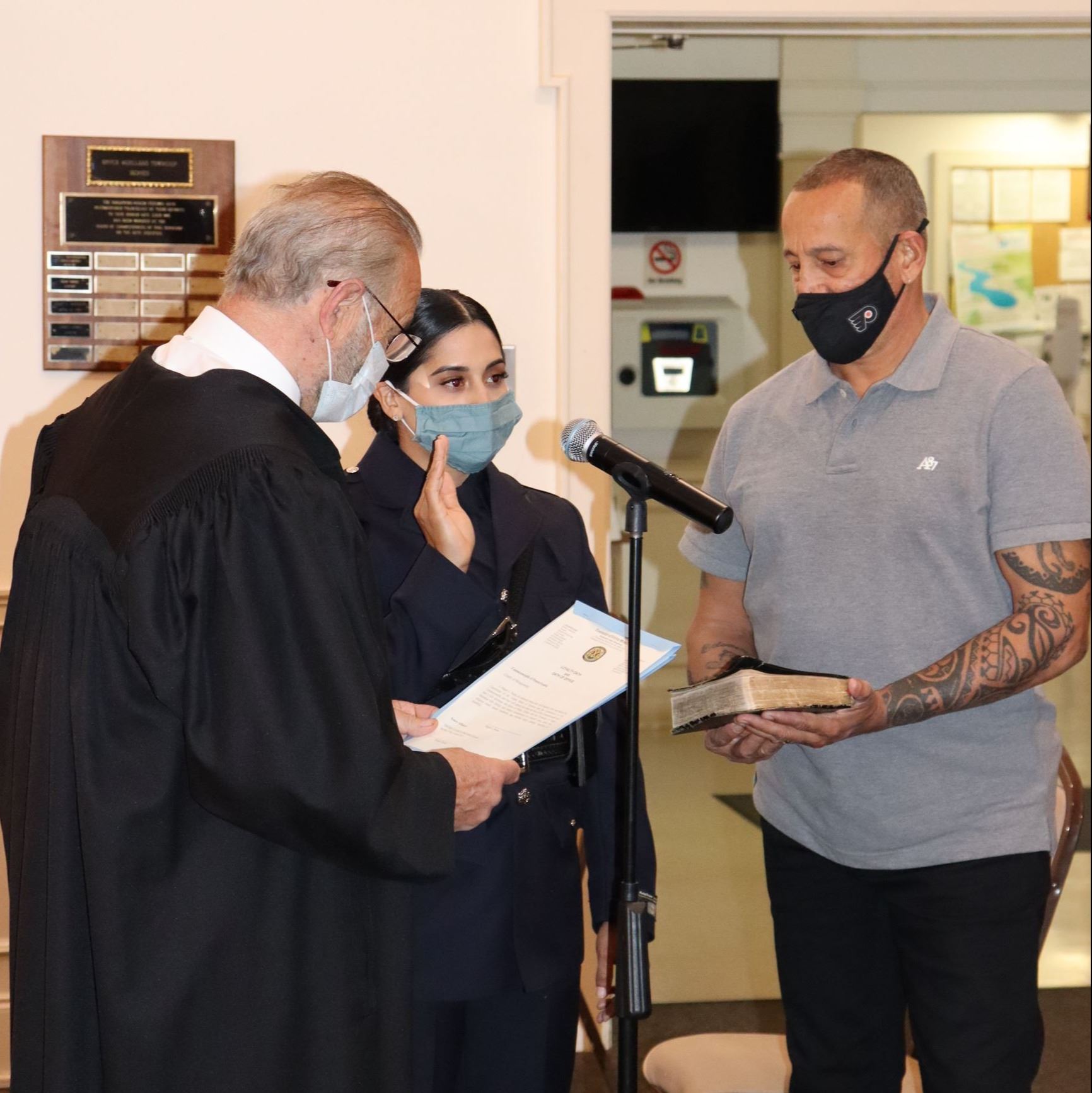 Officer Padua Swear In