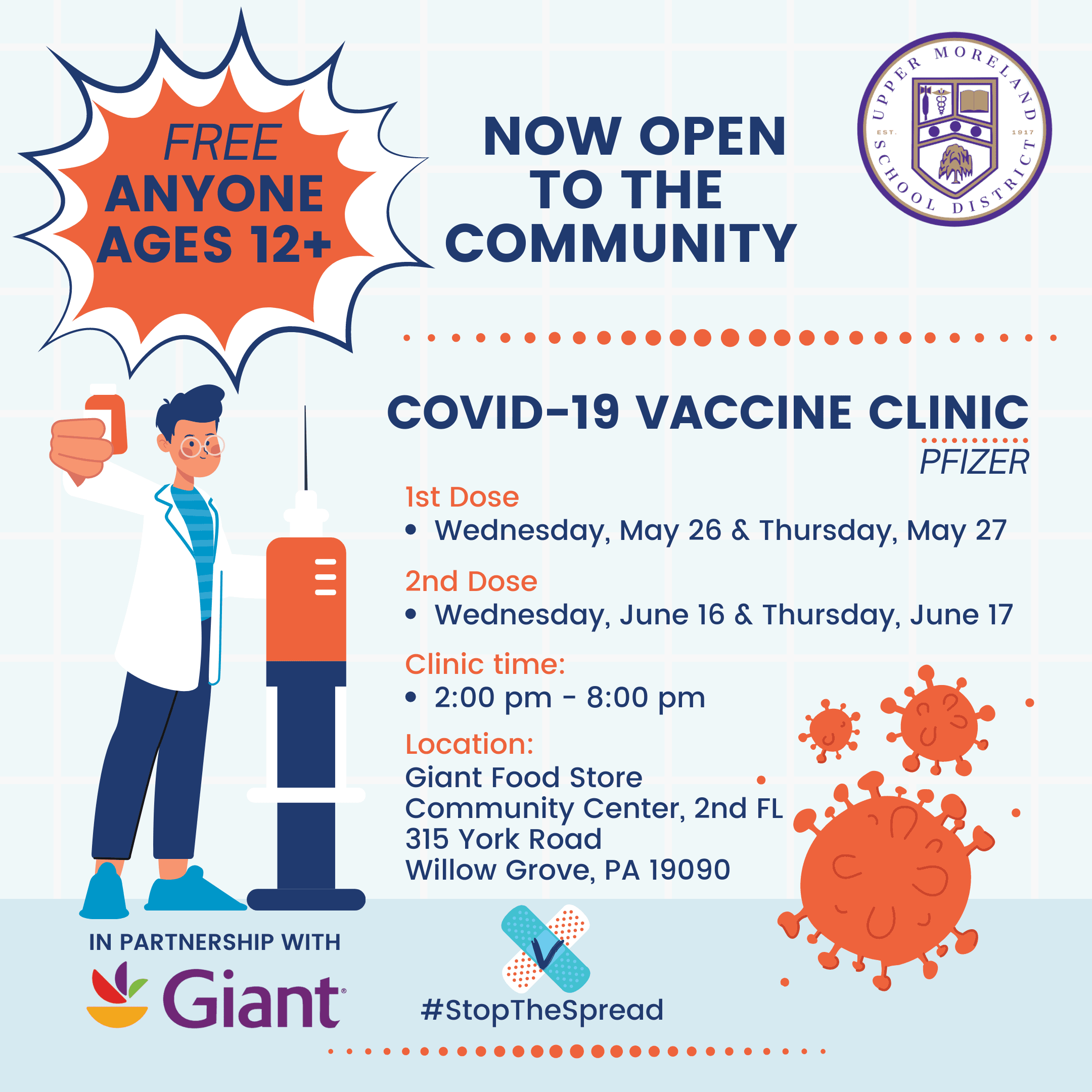 2021 UMTSD and Giant Vaccine Clinic