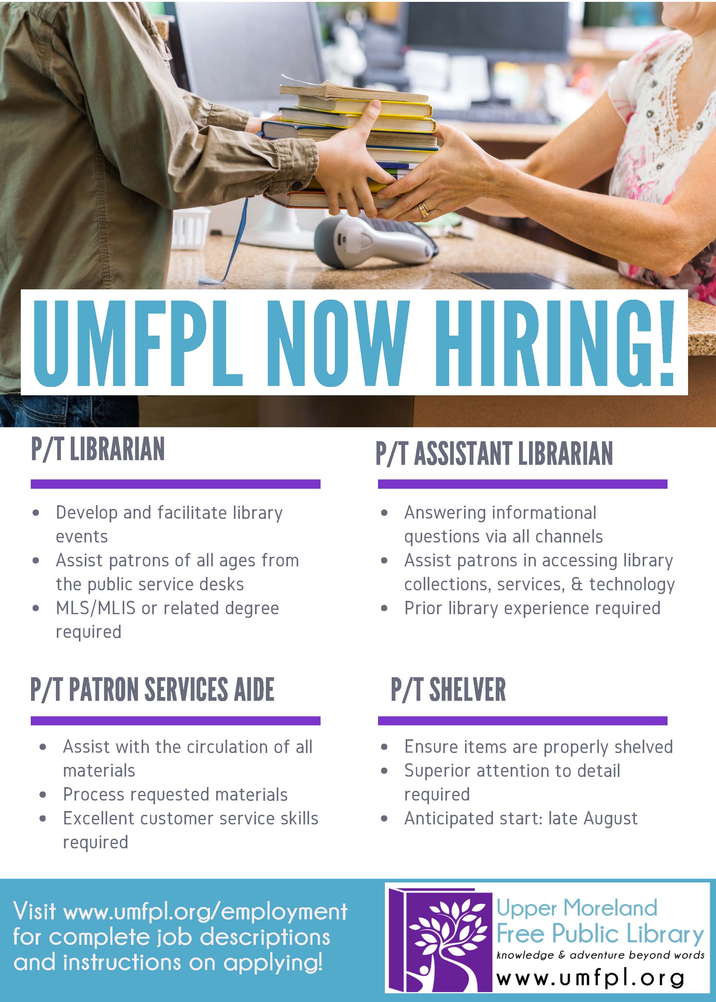 2021 UMFPL Job Vacancy - Library