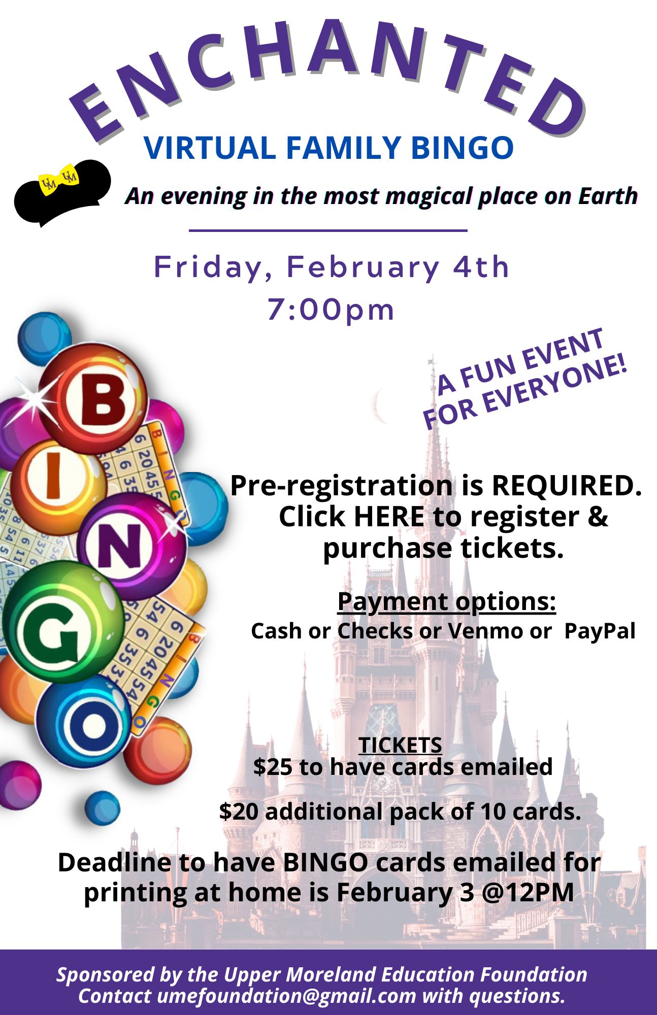 2022 UMEF BIngo February