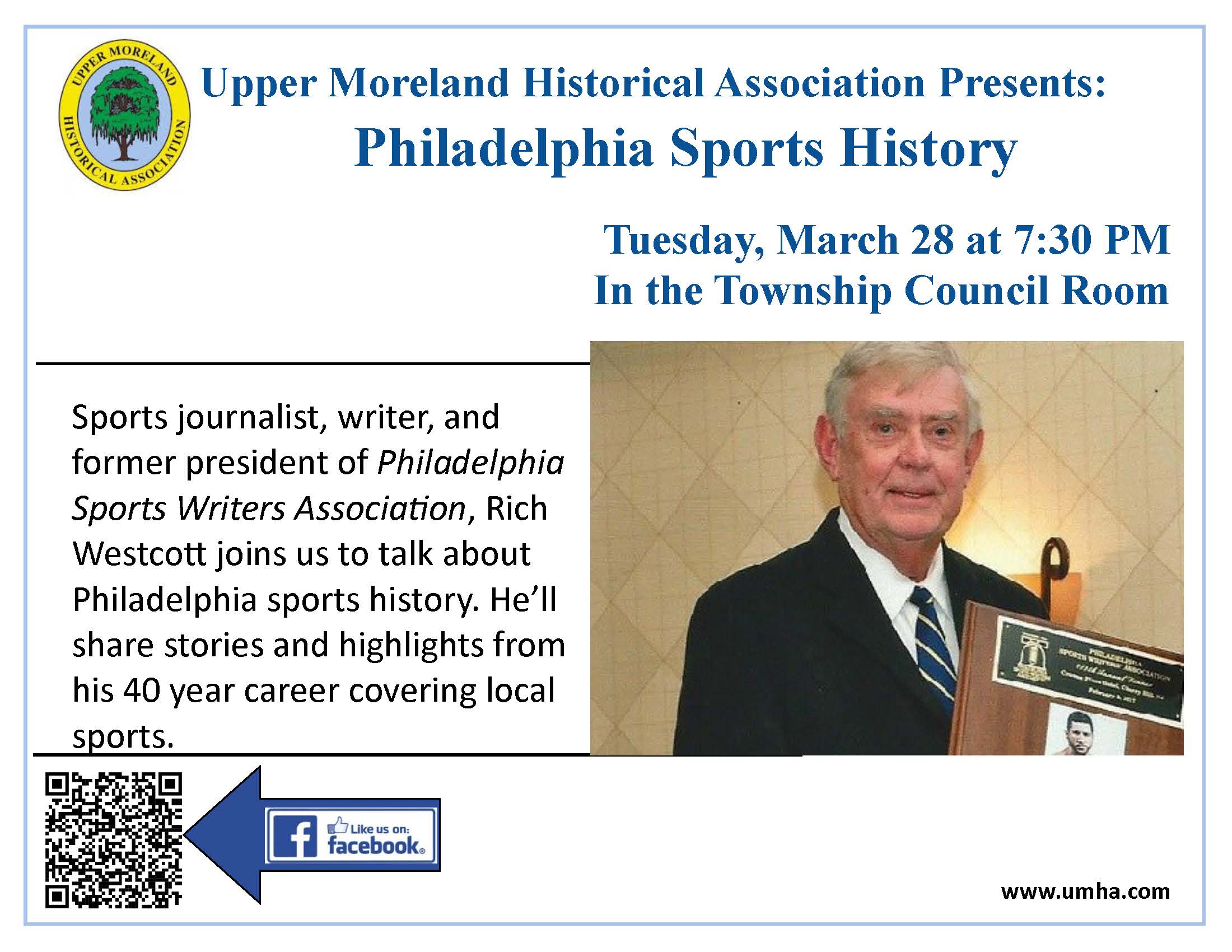 2023.03_UMHA presents_Sports History Rich Westcott