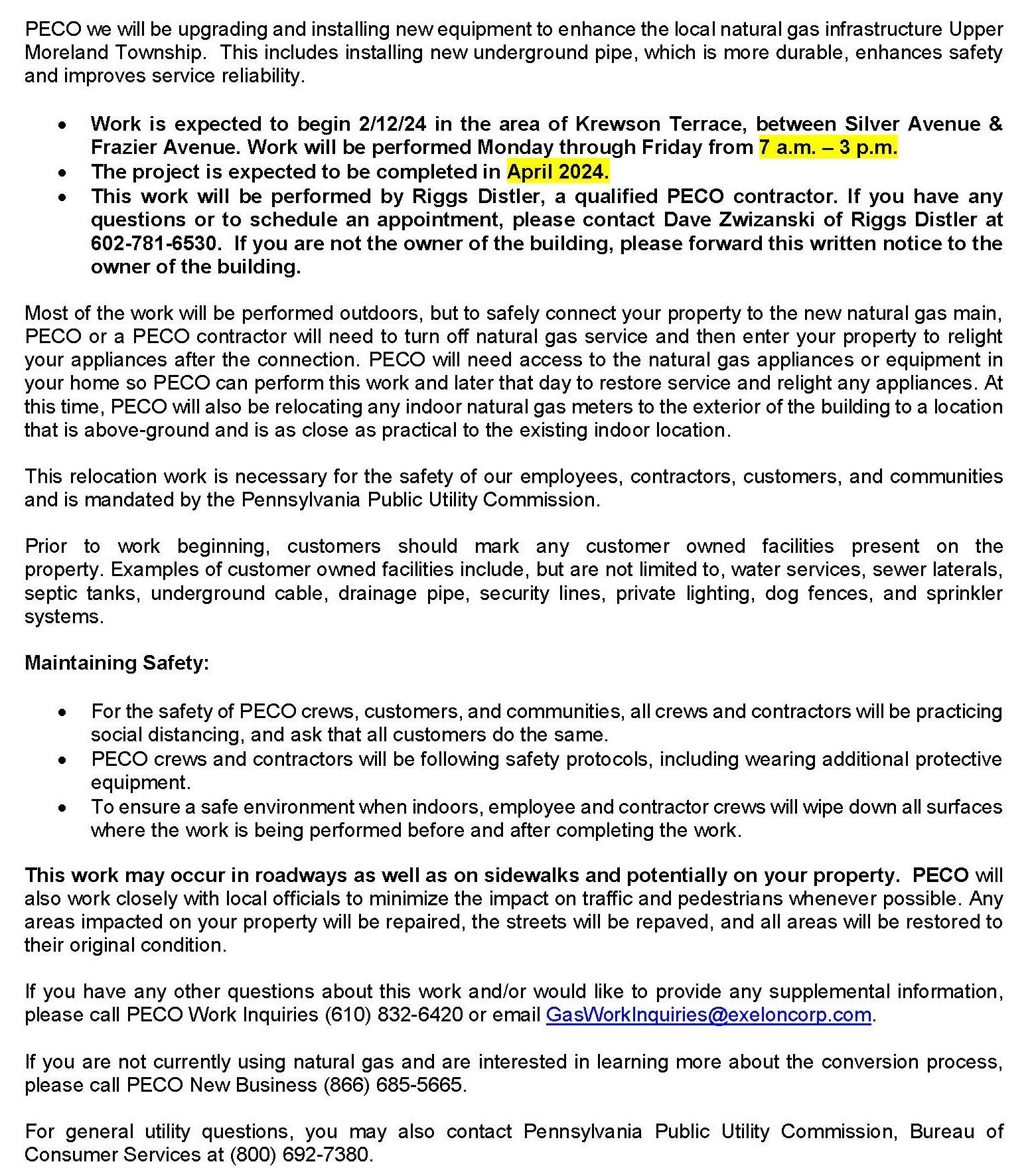 PECO - Kreson Terrace - February 12 2024
