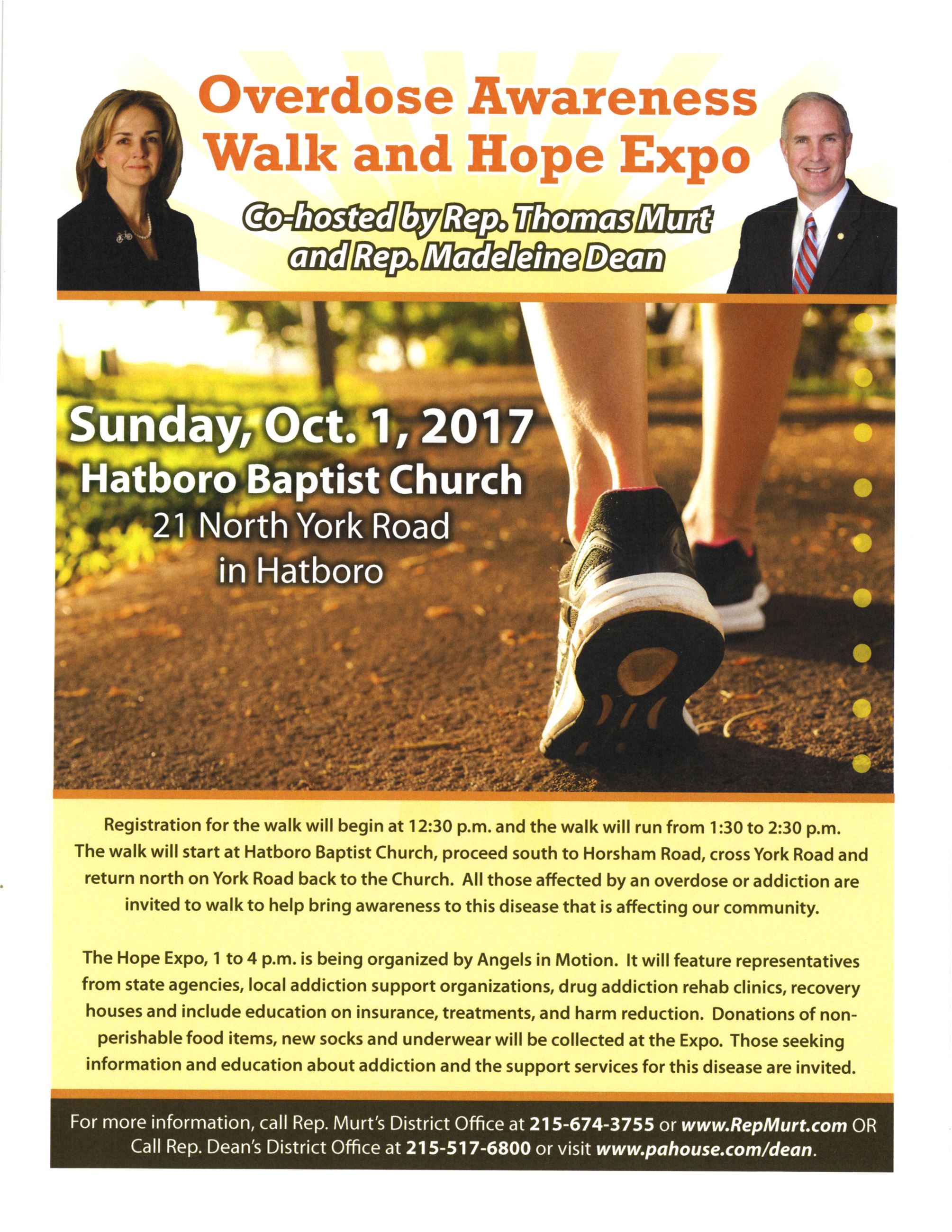 Overdose Awareness Walk & Hope Expo