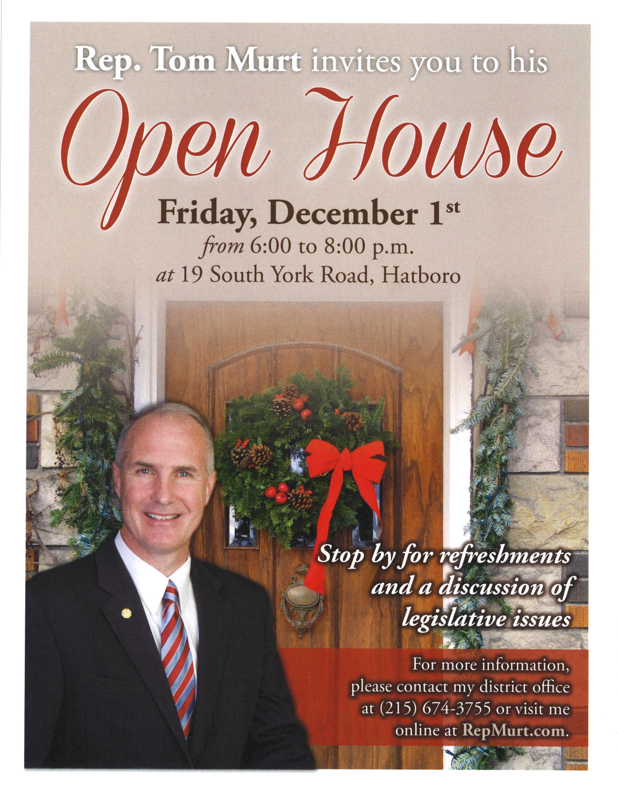 State Rep 2017 Holiday Open House