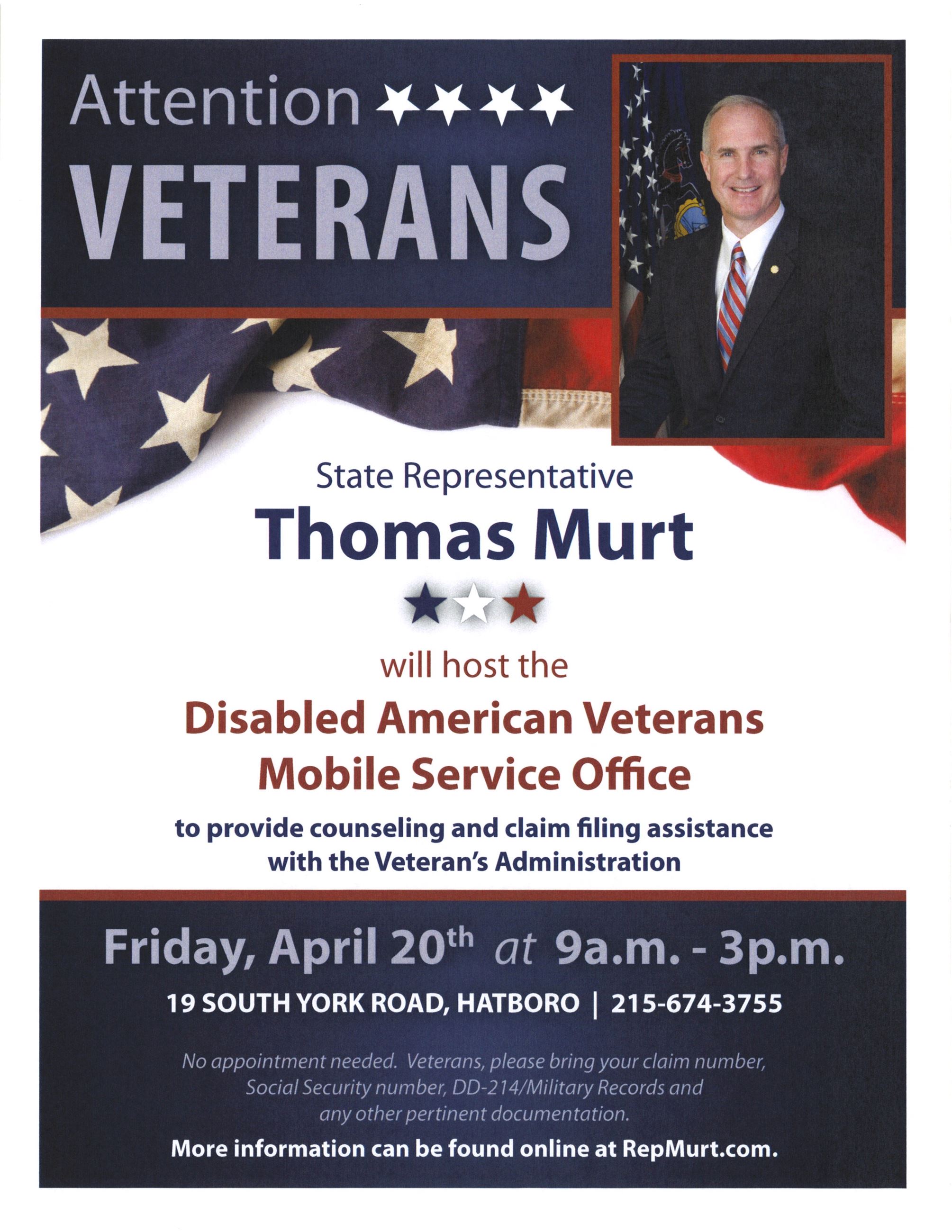 DAV Mobile Service Office - April 20 2018